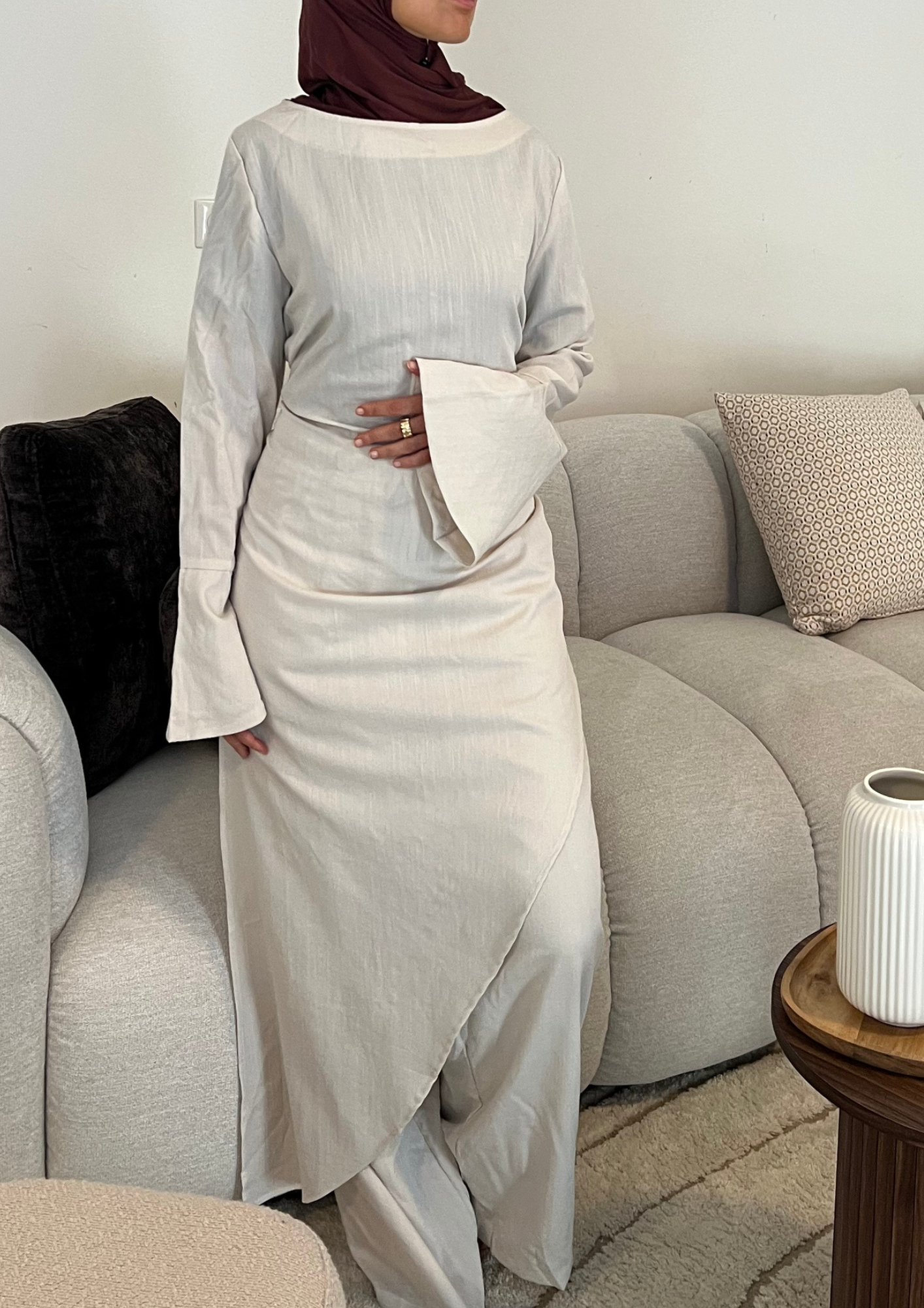 Ensemble naira beige