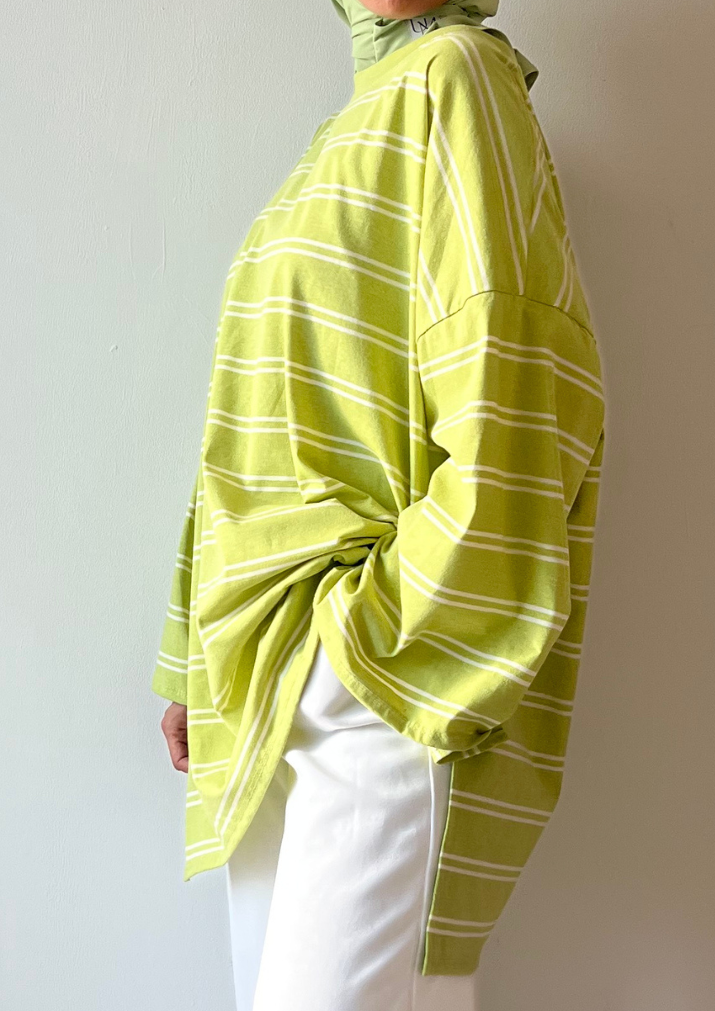 Haut oversize vert