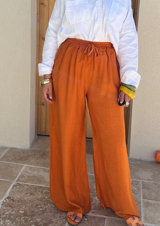 Pantalon Terra orange