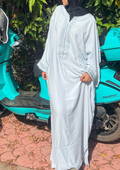 Jellaba bleu clair