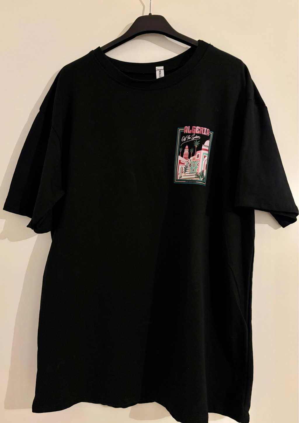 T-shirt Algérie Noir