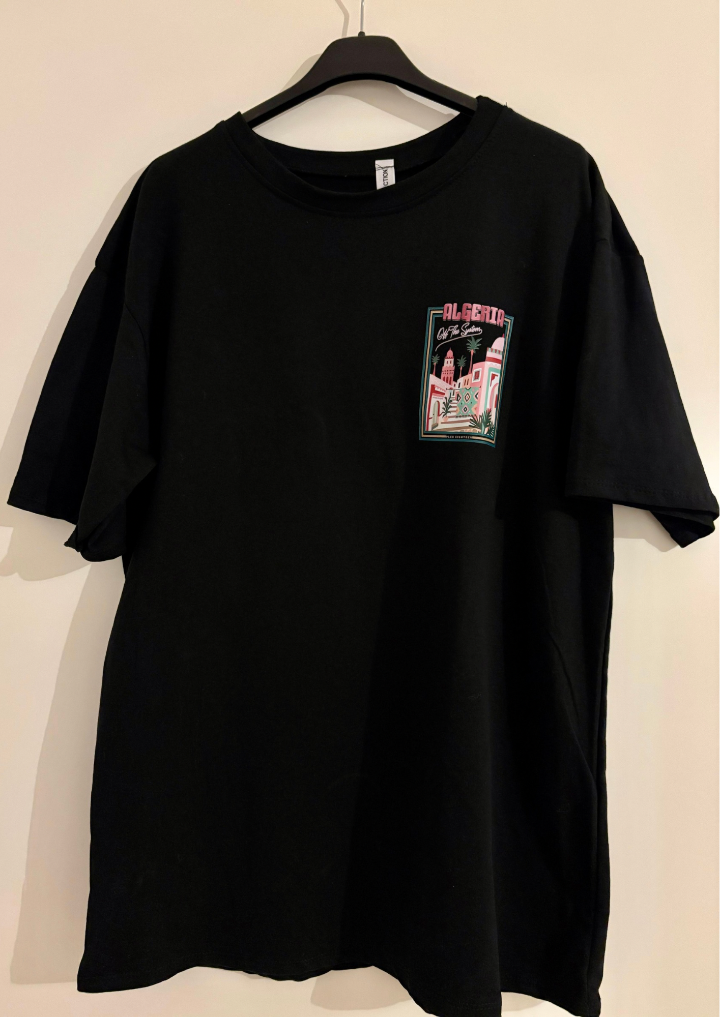 T-shirt Algérie Noir