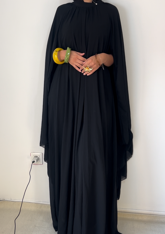 Robe cape noir