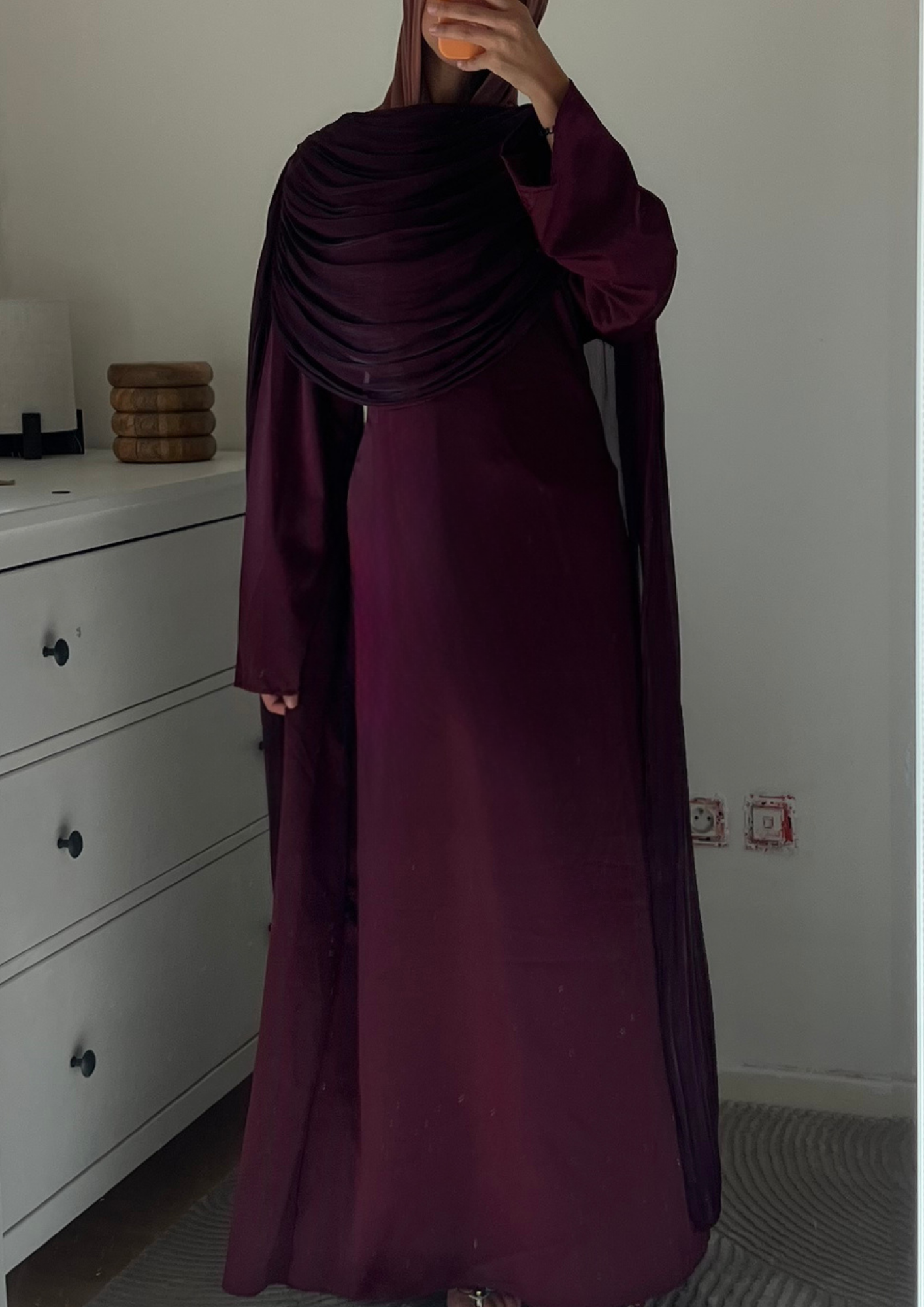 Robe Naya bordeaux