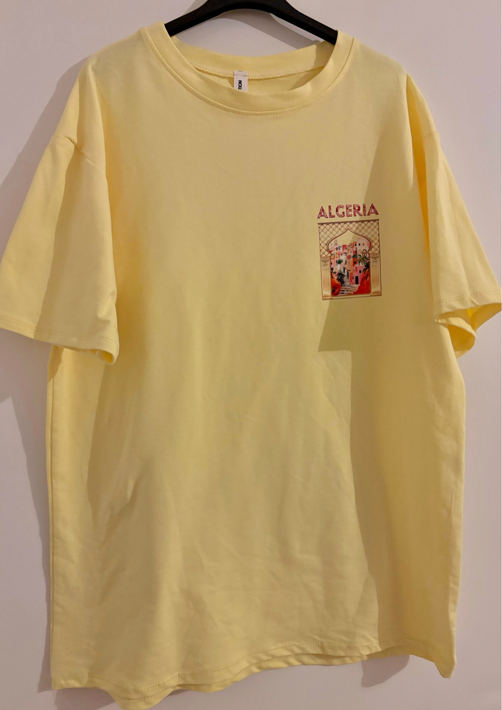 T-shirt Algérie Jaune