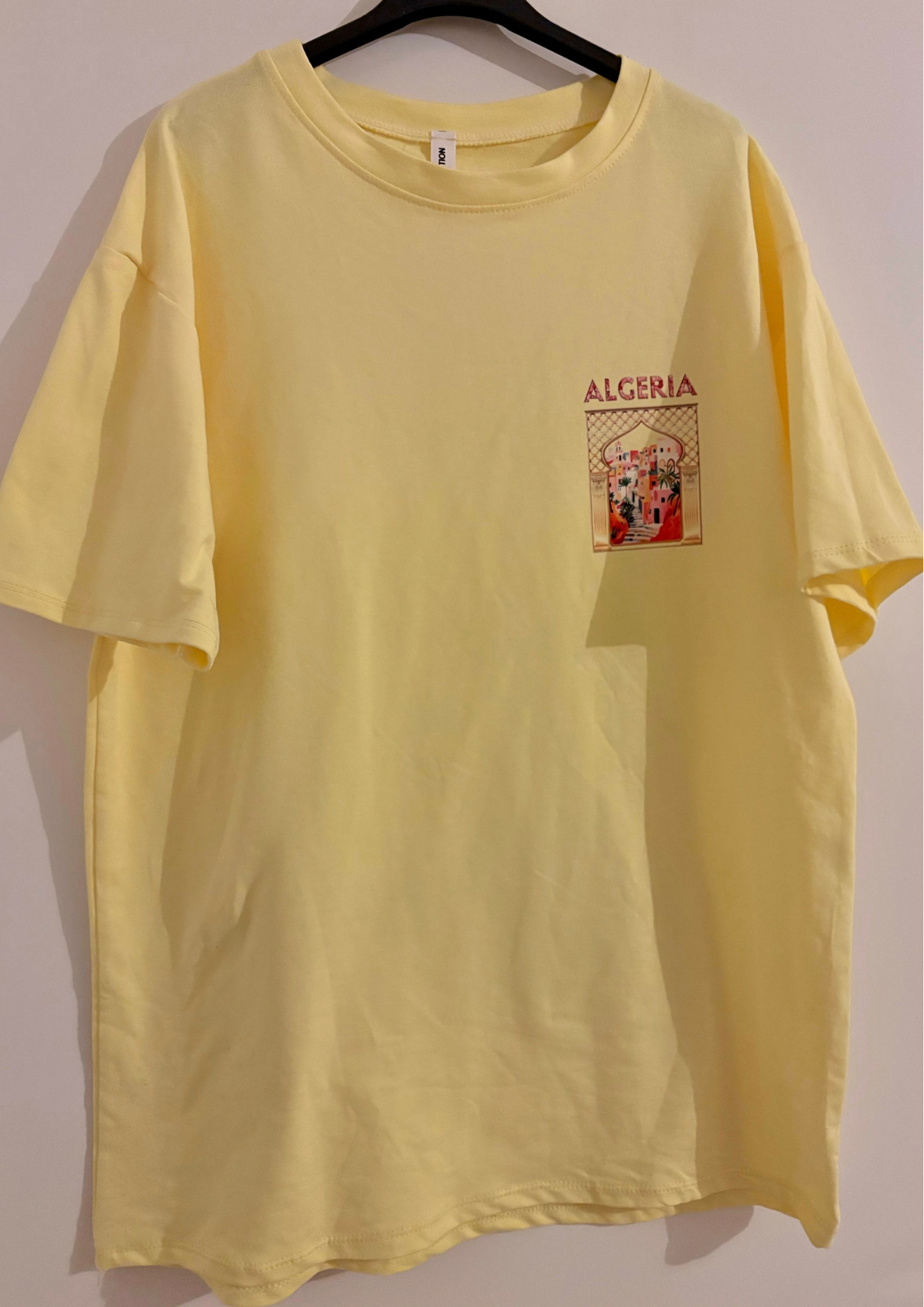 T-shirt Algérie Jaune