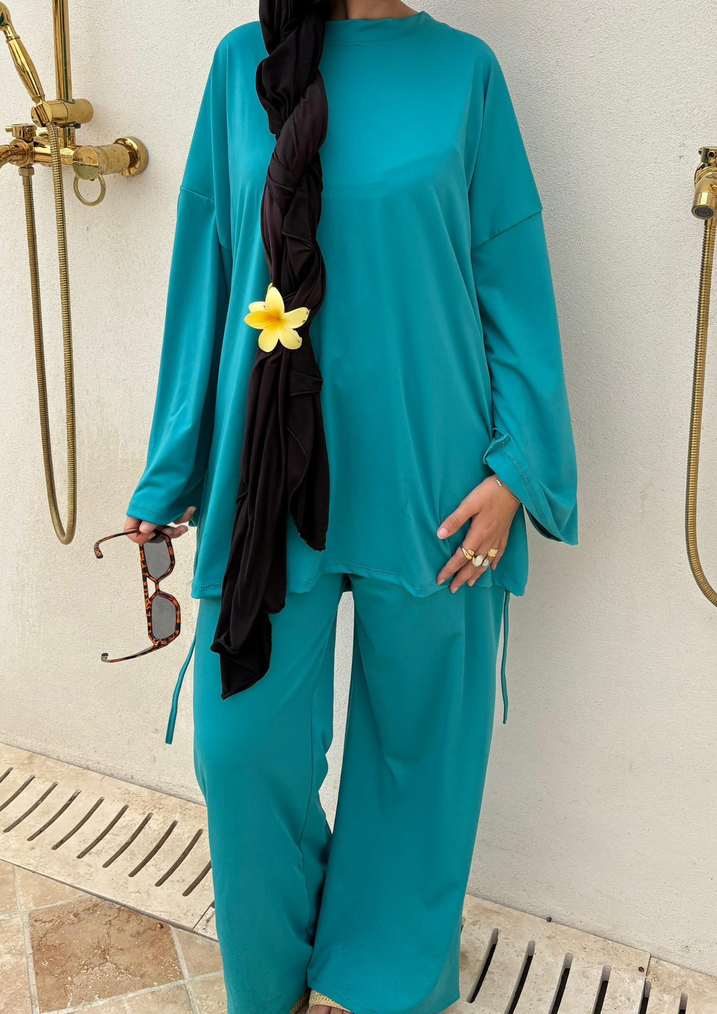 Burkini bleu