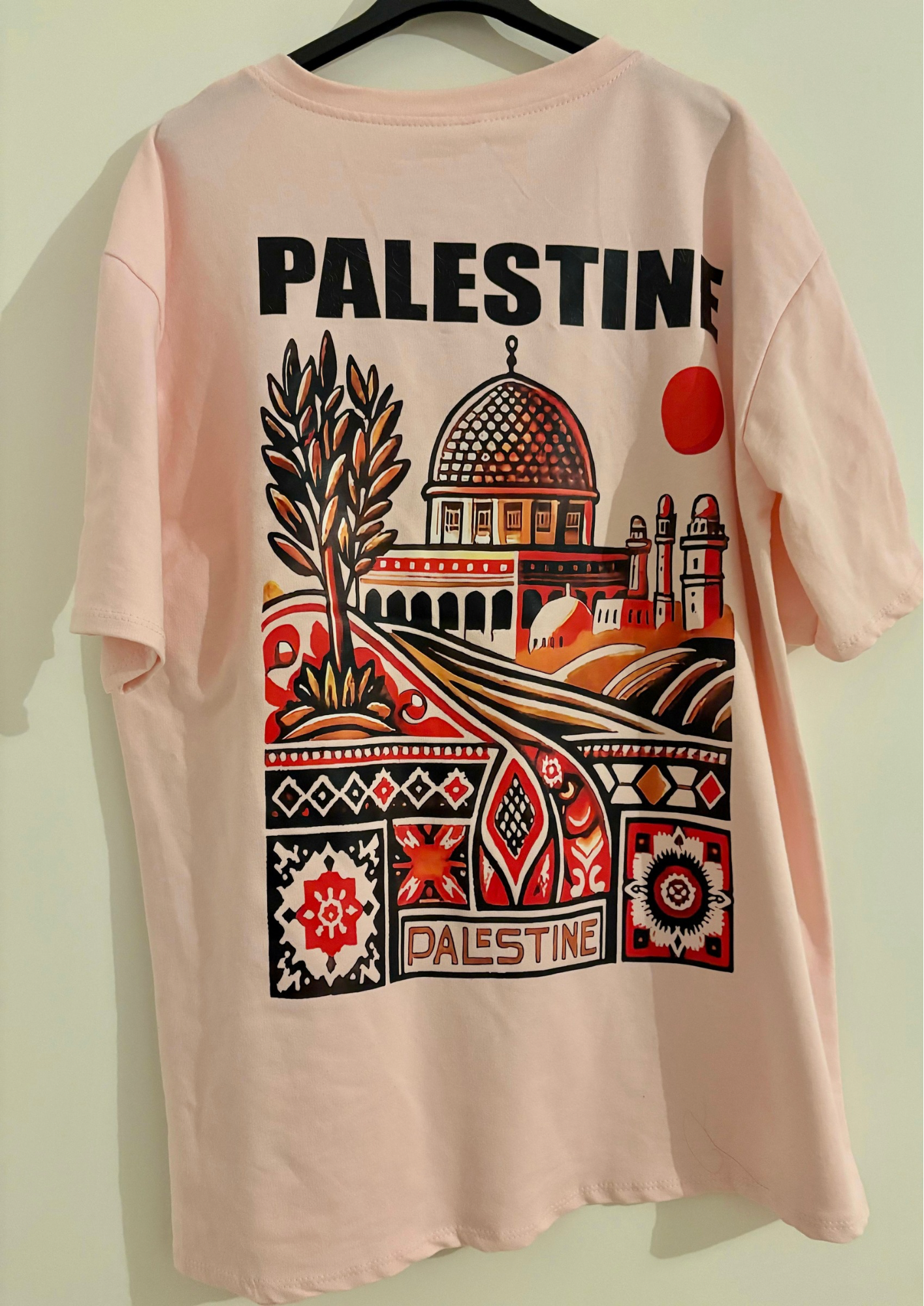 T-shirt Palestine Rose