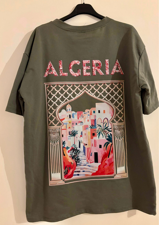 T-shirt Algérie Kaki