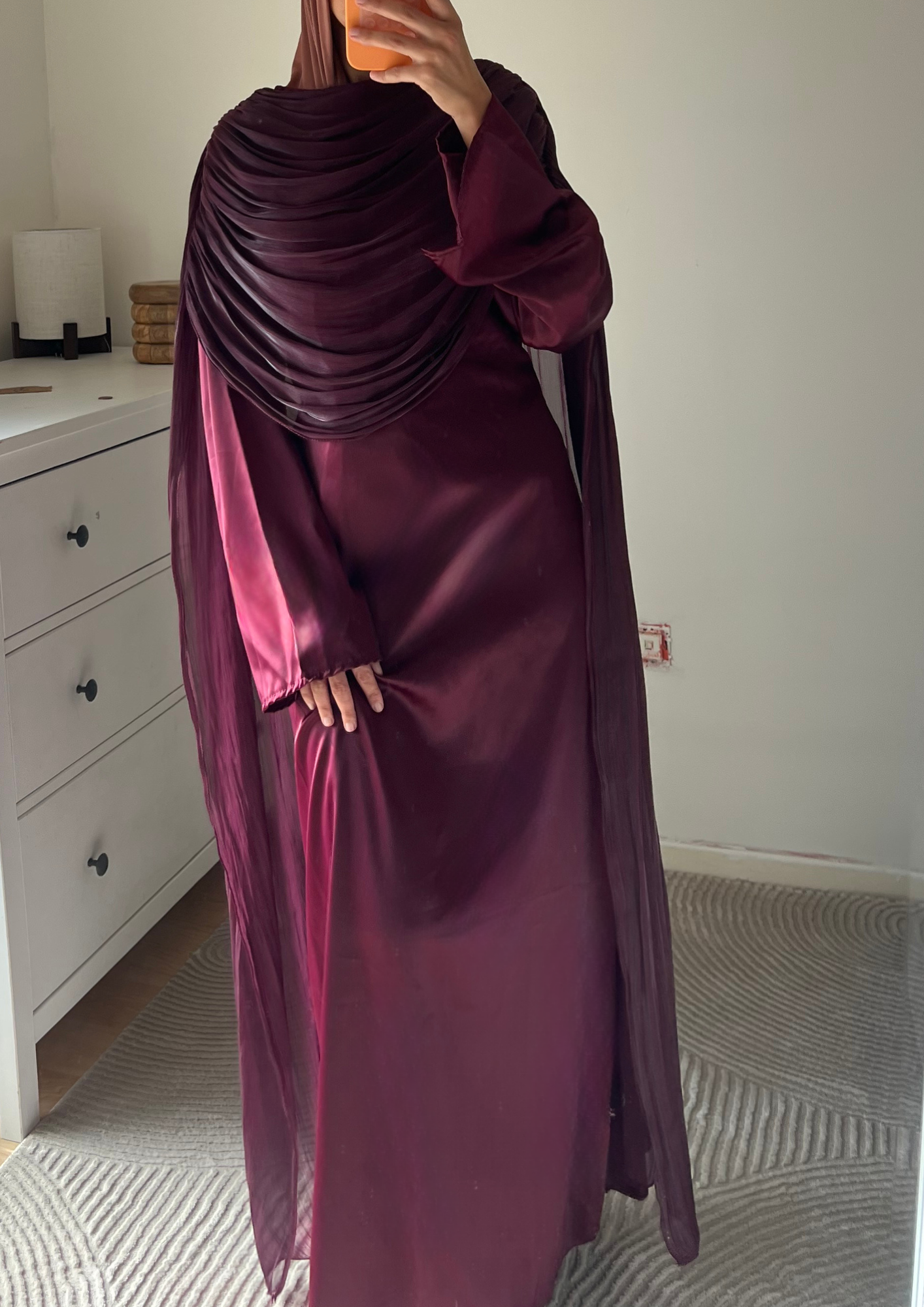 Robe Naya bordeaux