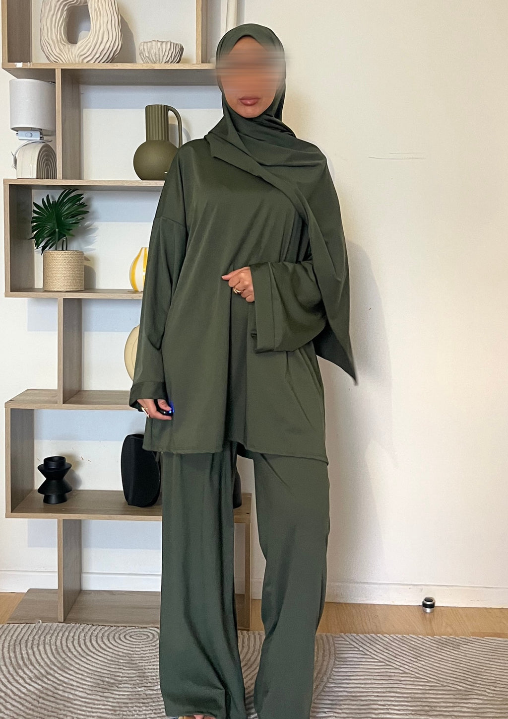 Burkini simple kaki