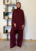 Burkini zip Bordeaux