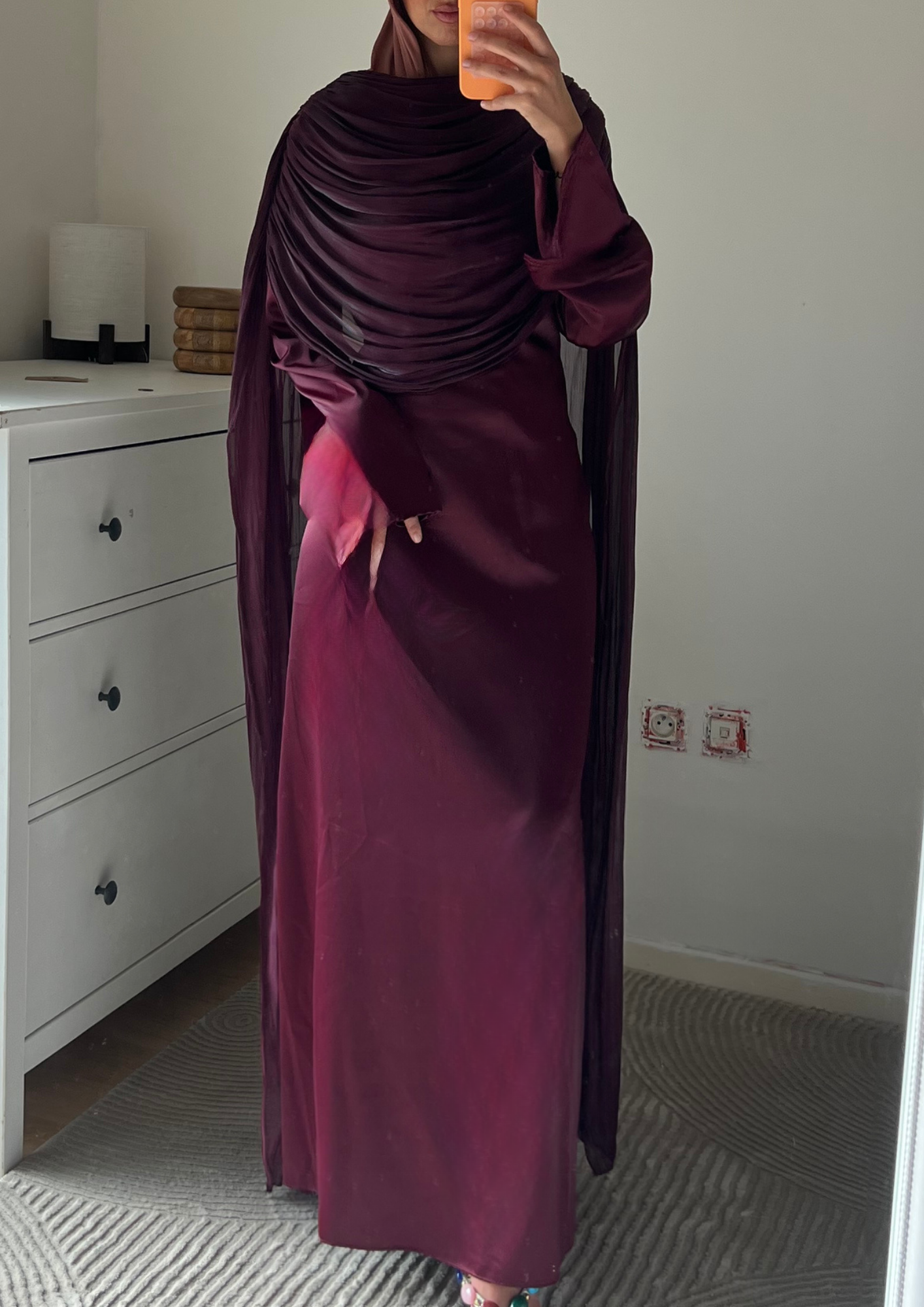 Robe Naya bordeaux