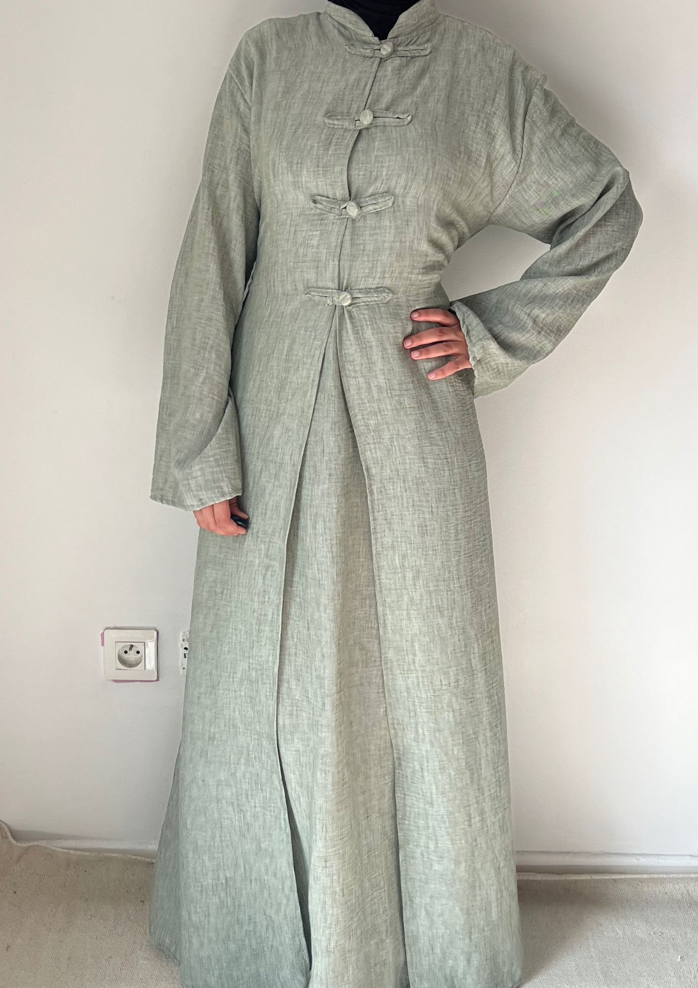 Ensemble Kimono kaki