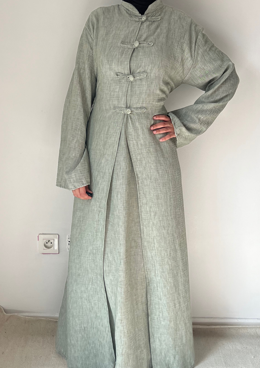 Ensemble Kimono kaki