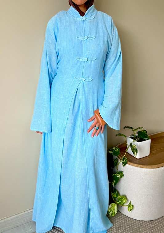 Ensemble Kimono Bleu