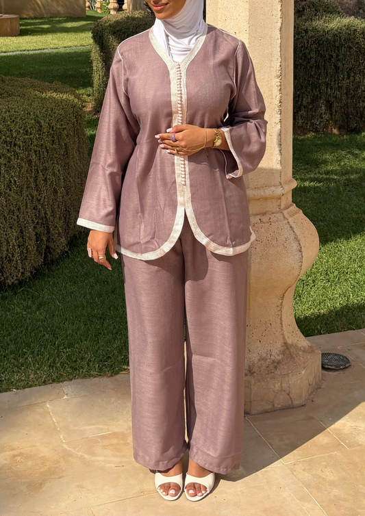 Ensemble Aliaa mauve