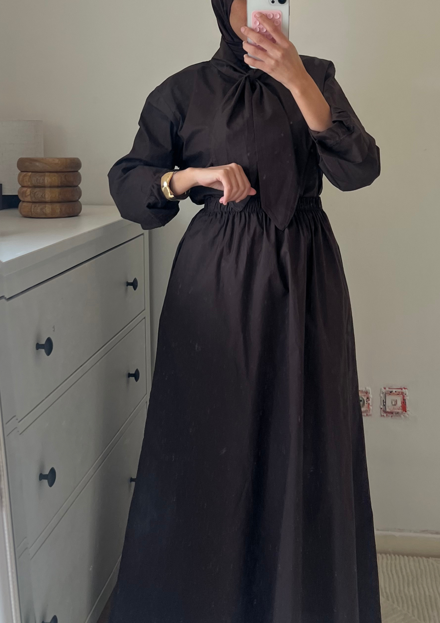 Ensemble madeleine marron
