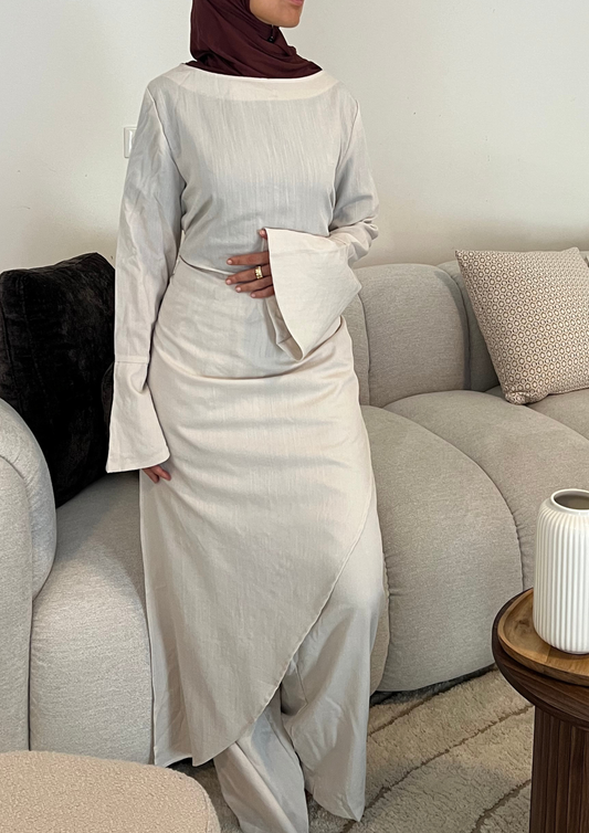 Ensemble naira beige