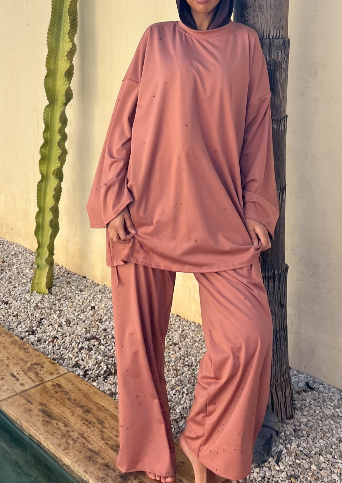 Burkini Saumon