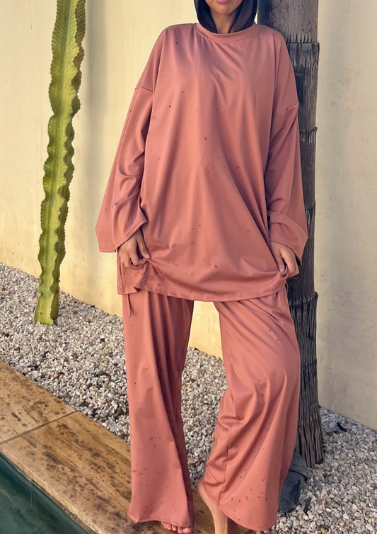 Burkini Saumon