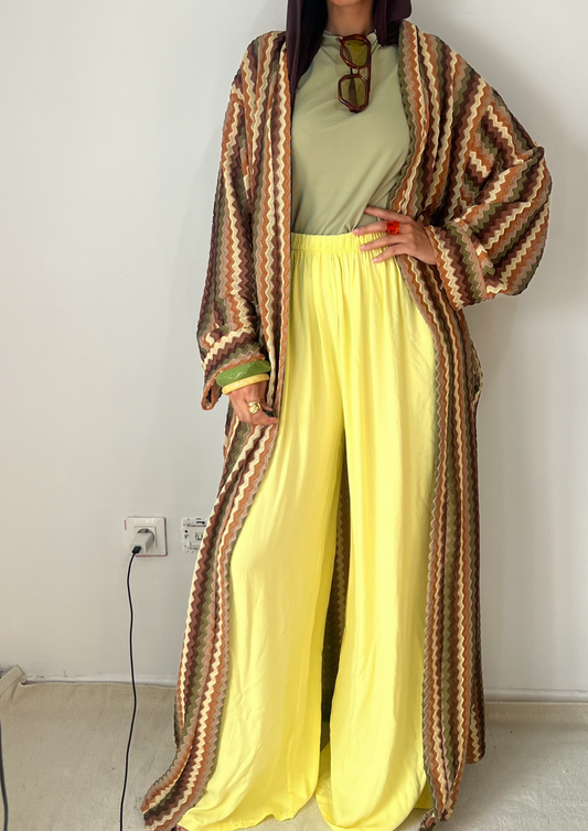 Kimono palma Marron