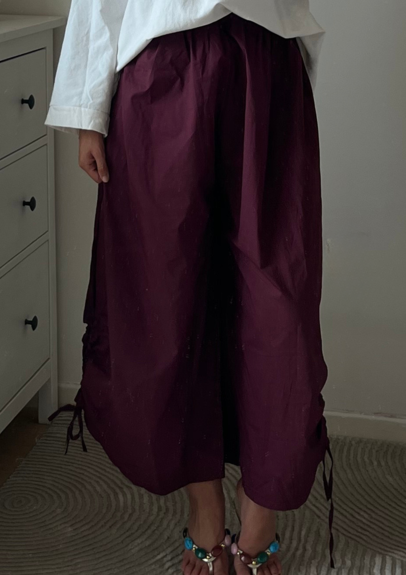 Pantalon Bobby bordeaux