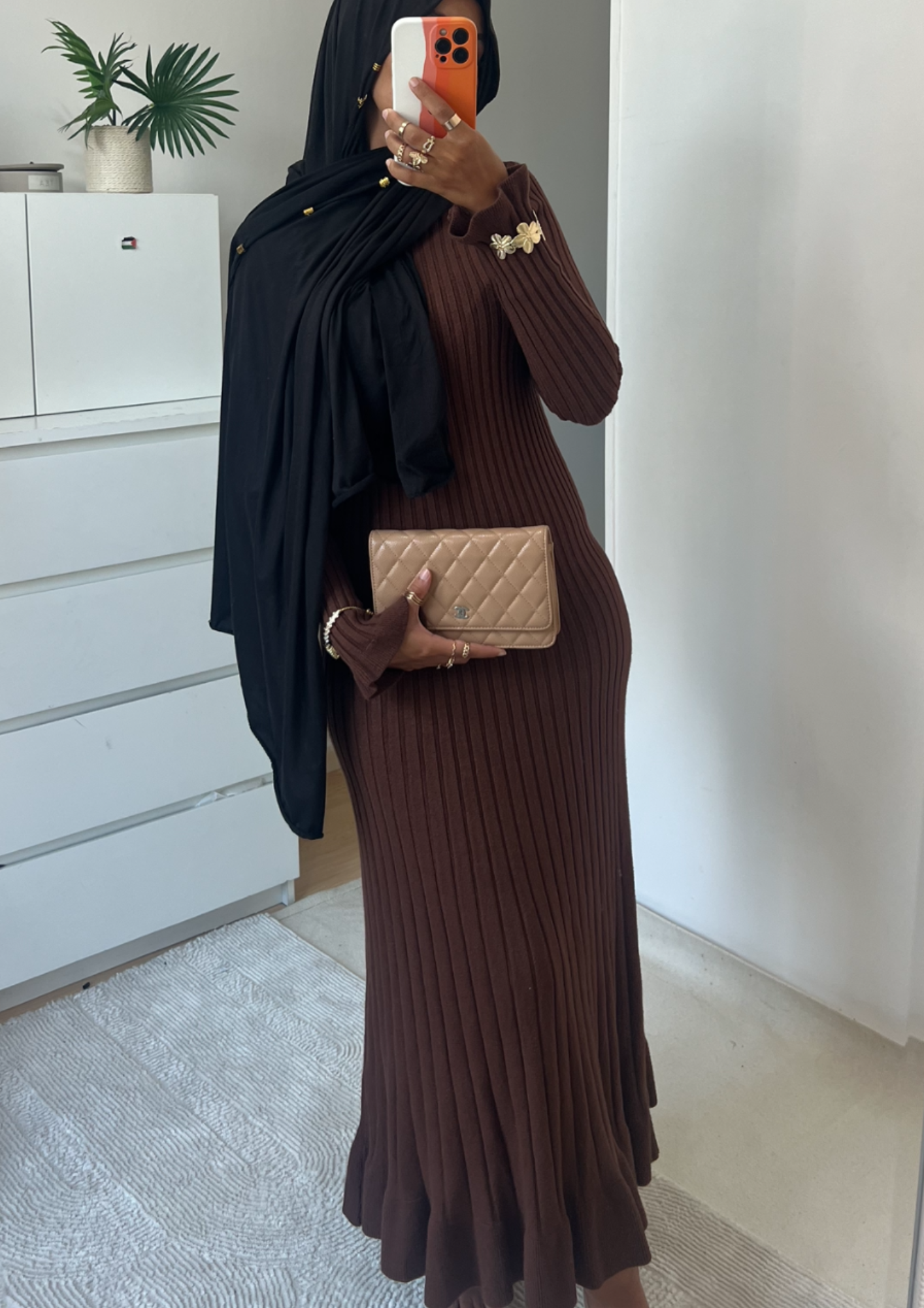 Robe Leya Marron