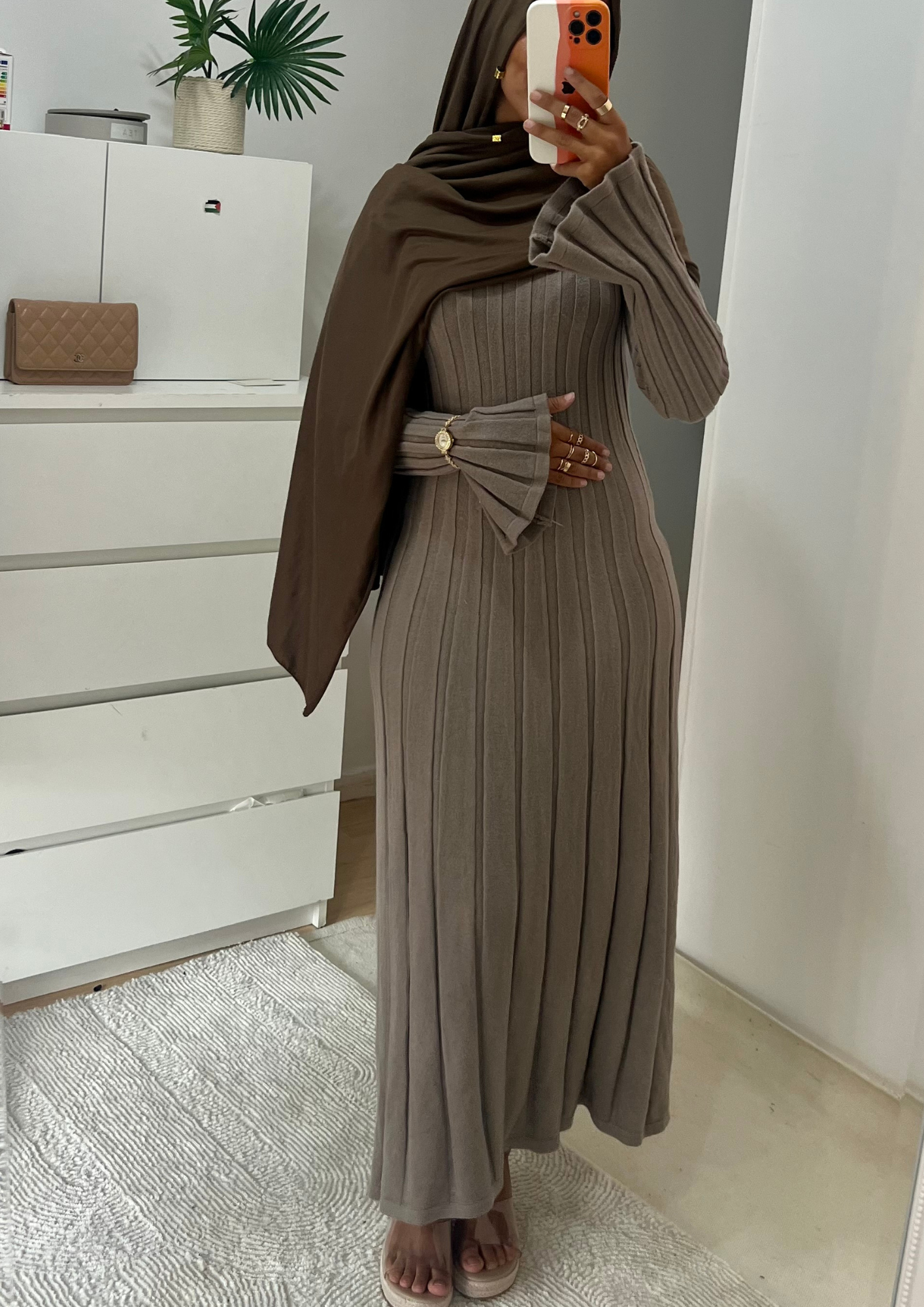 Robe aria Taupe