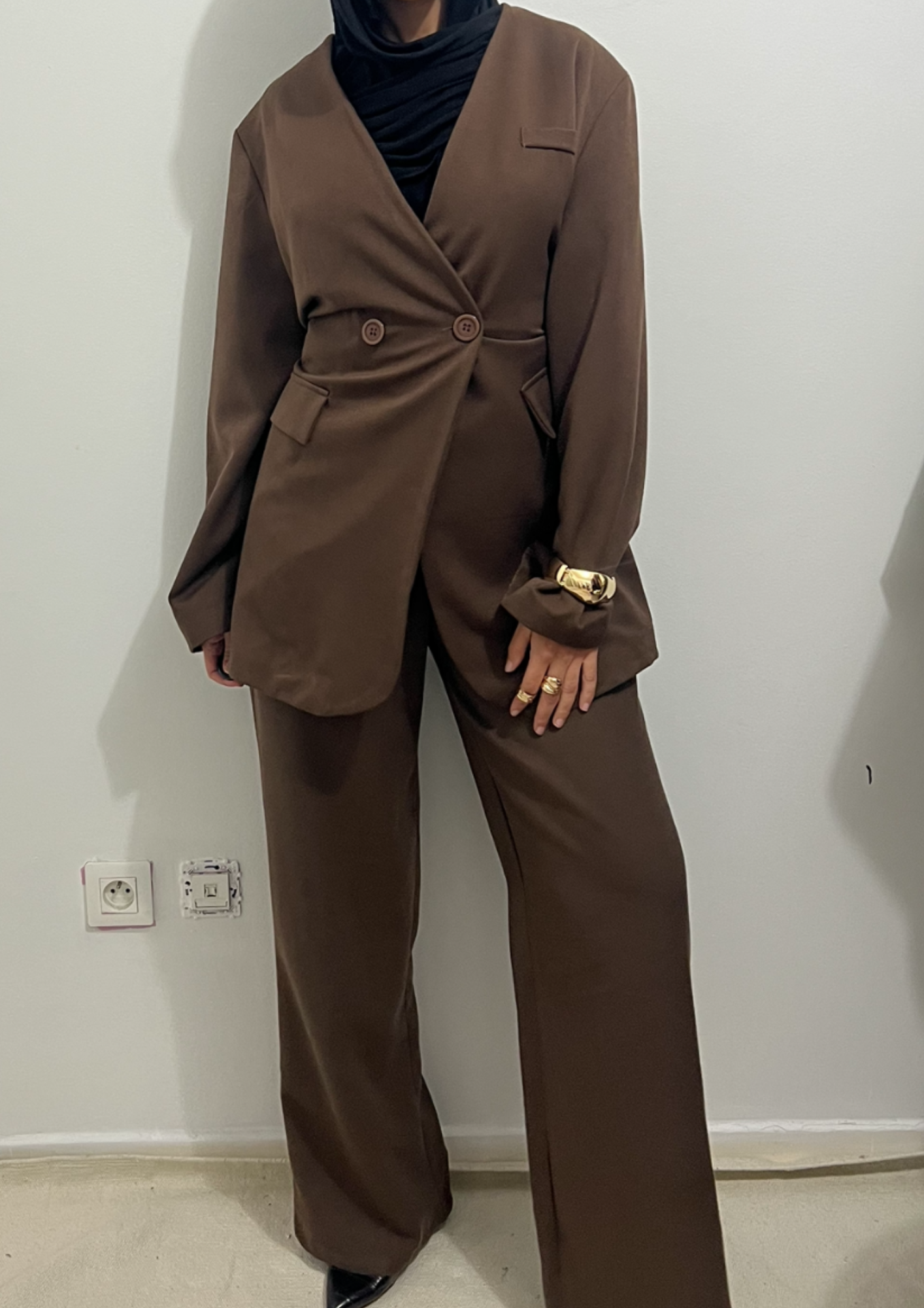 Ensemble Tailleur marron