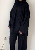 Burkini zip complet noir