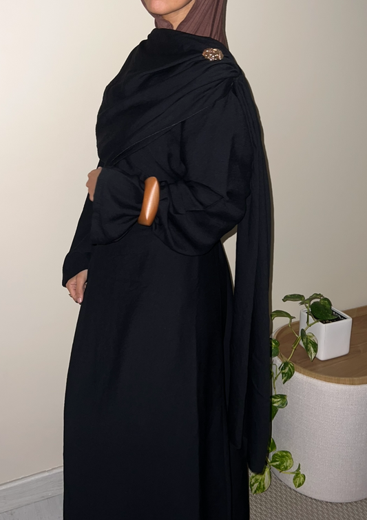 Robe à broche noir