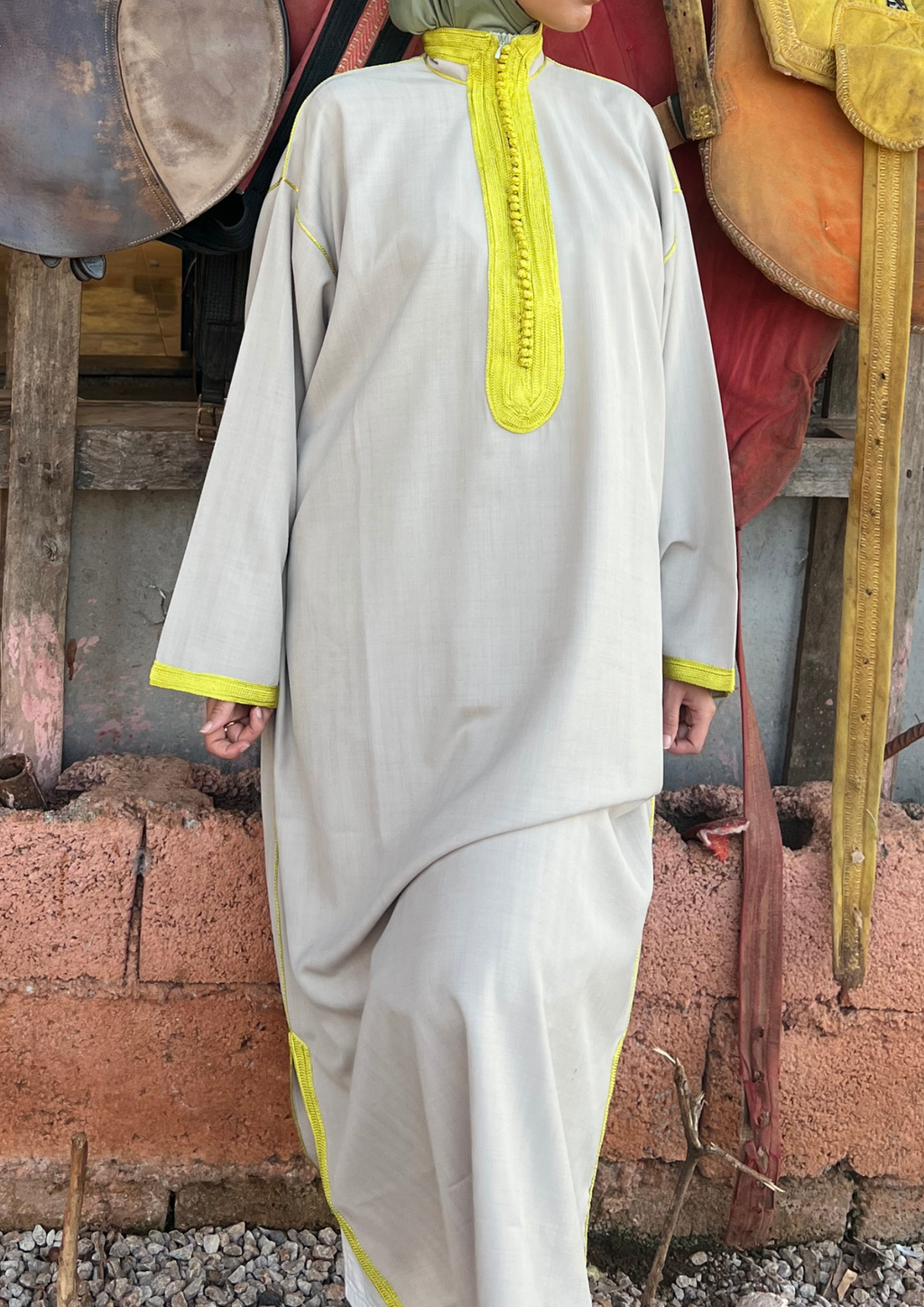 Jellaba Sahara Jaune