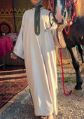 Jellaba Sahara kaki